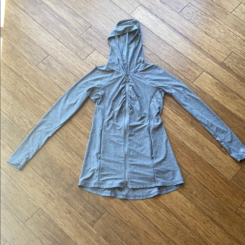 Athleta Grey ZIP Up Jacket